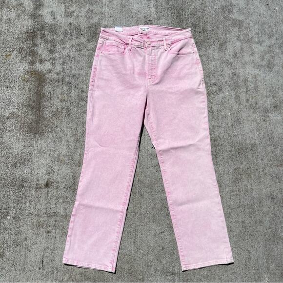 Good Legs Straight Jeans Mineral Rose Quartz001Good American - Picture 2 of 12